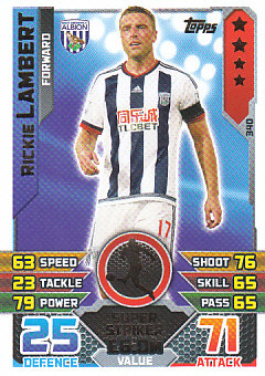 Rickie Lambert West Bromwich Albion 2015/16 Topps Match Attax Star Signing #340